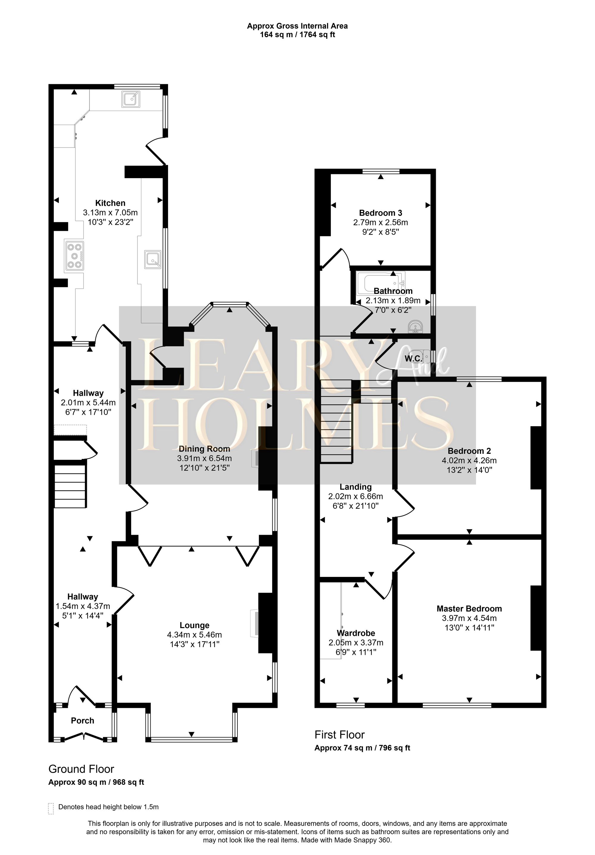 Floorplan for The Hawthorns, East Boldon, NE36