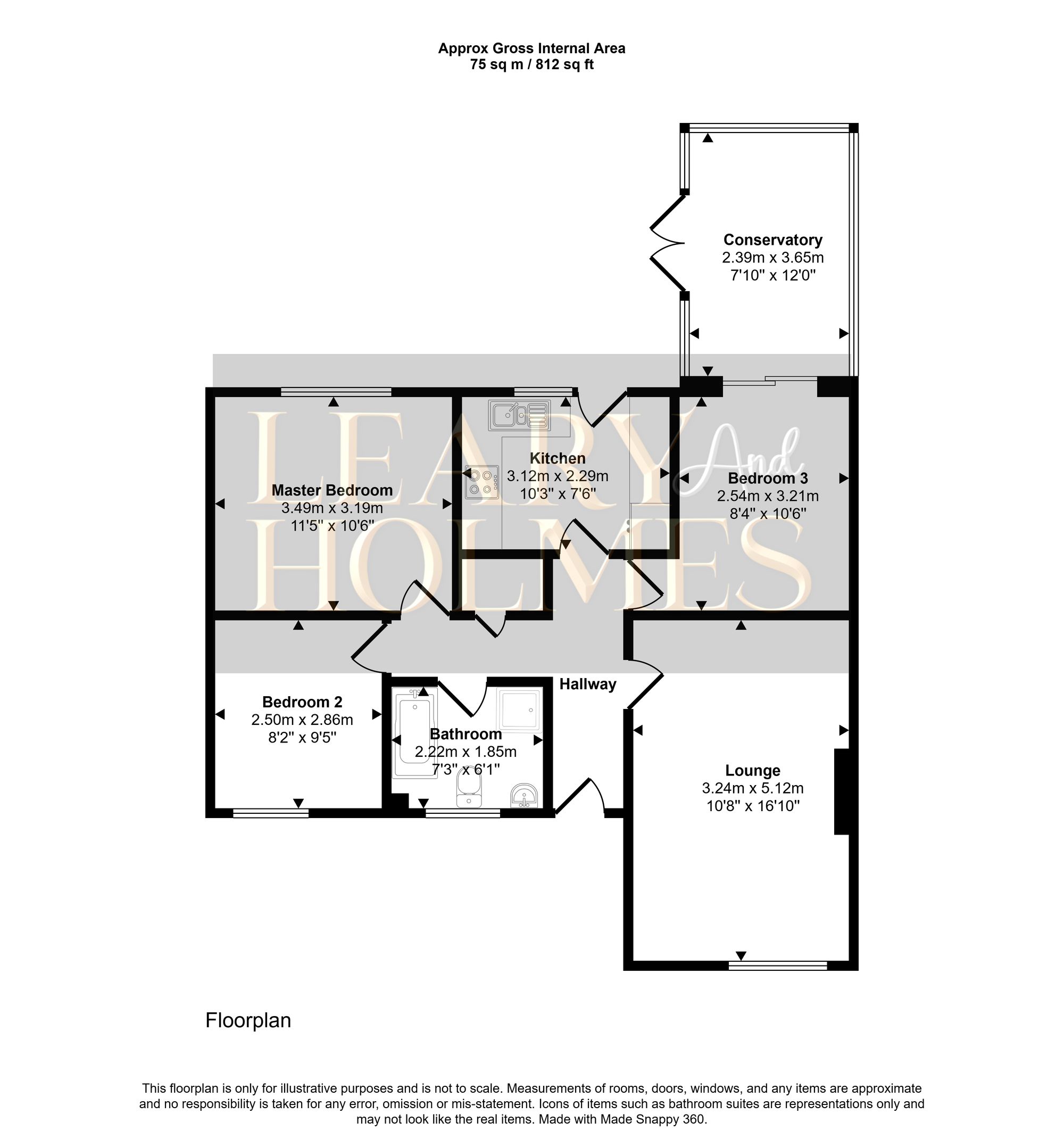 Floorplan for Berkeley Close, Boldon Colliery, NE35