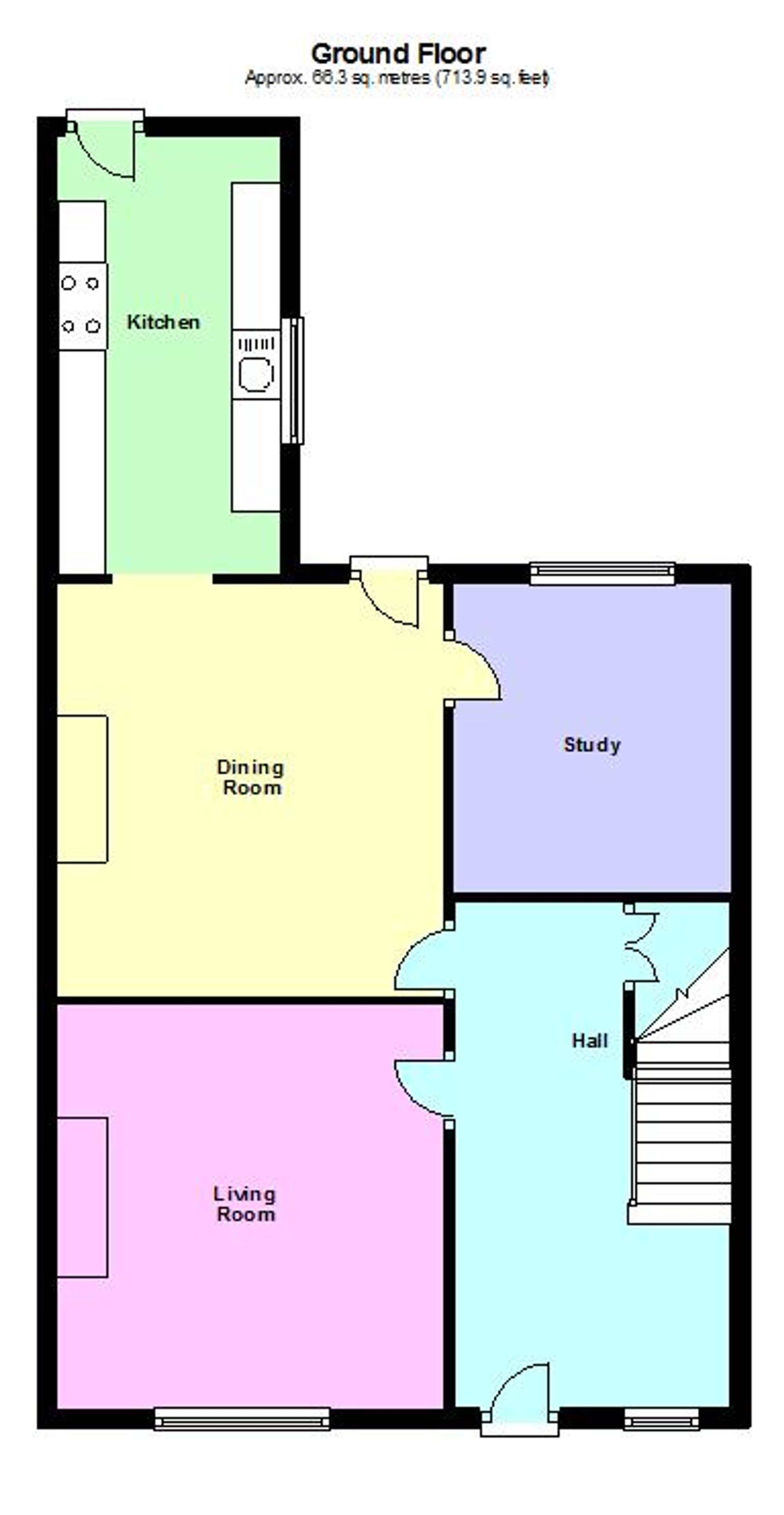 Floorplan for East View, Boldon Colliery, NE35