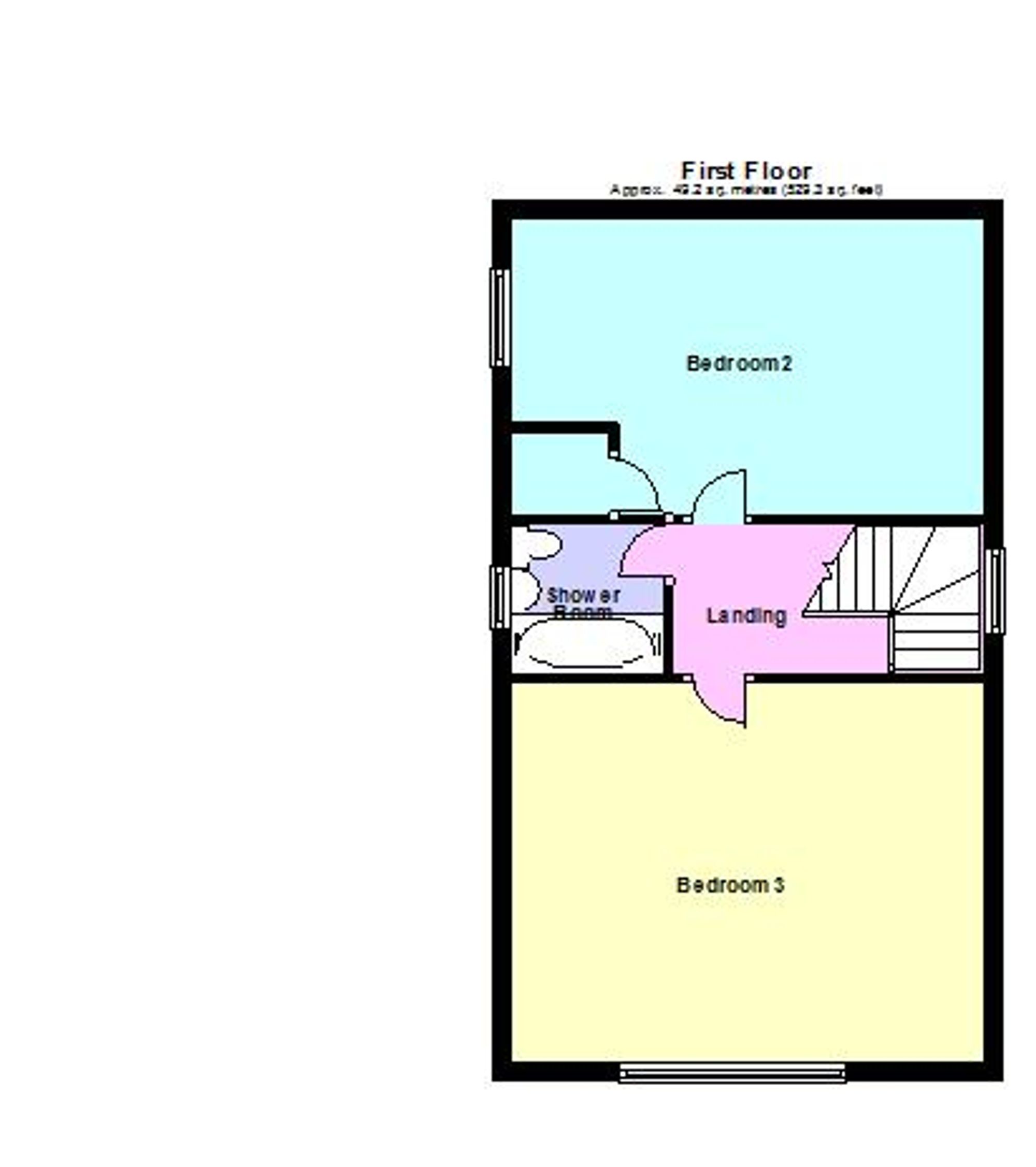 Floorplan for High Sand Grove, Cleadon, SR6