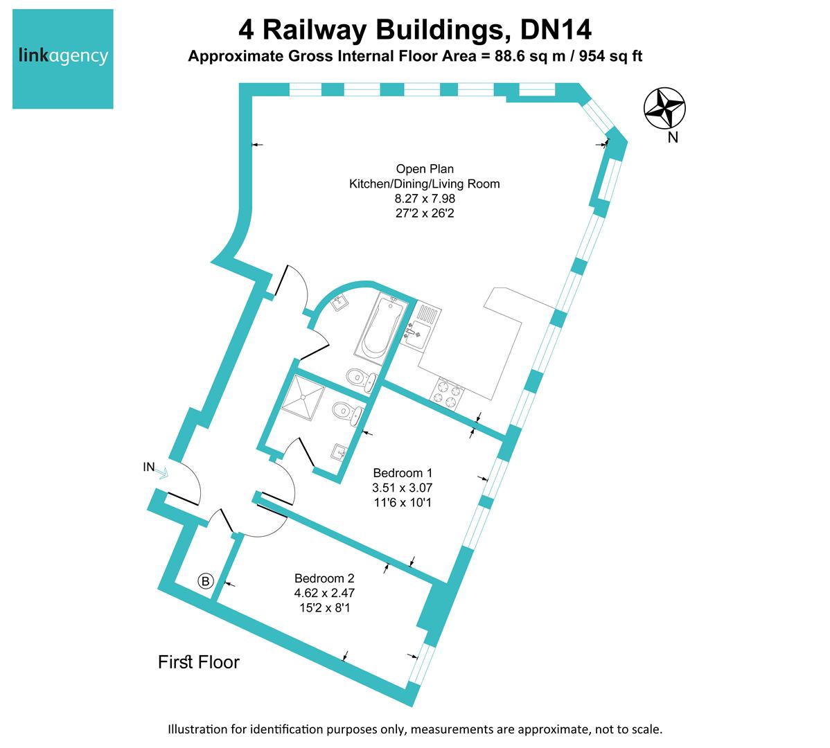 Floorplan for Stanhope Street, Goole