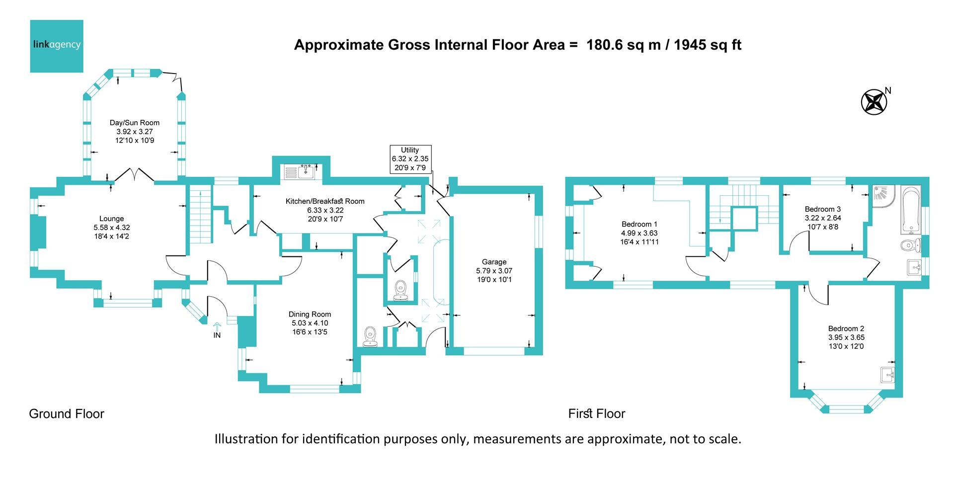 Floorplan for The Coppice, Airmyn, Goole