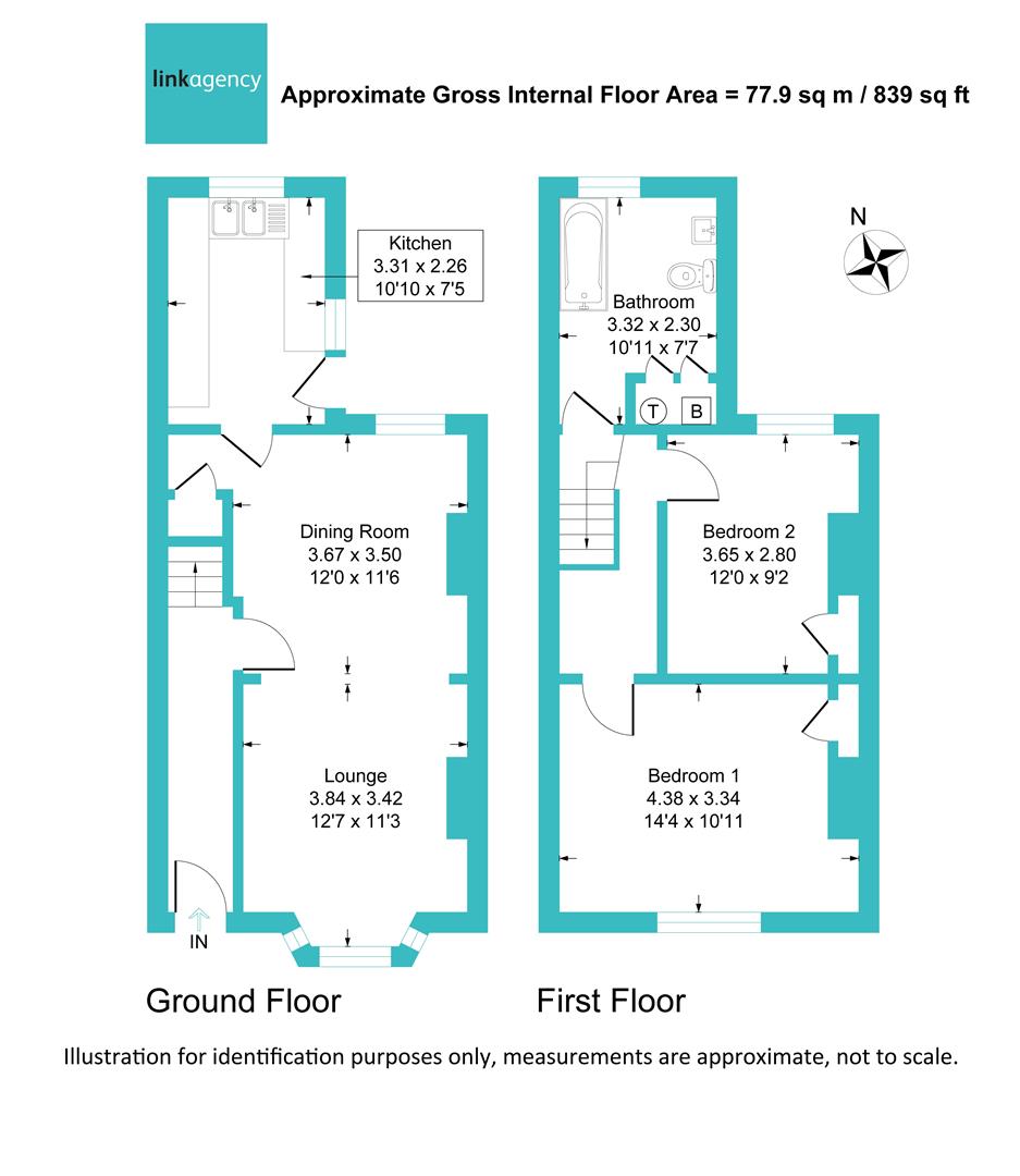 Floorplan for Marlborough Avenue, Goole