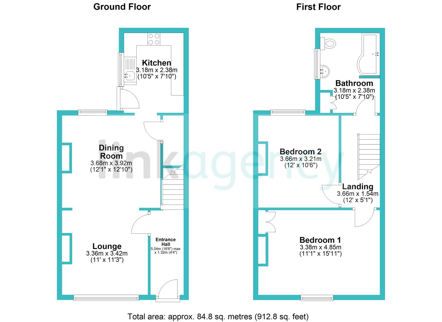Floorplan for Burlington Crescent, Goole