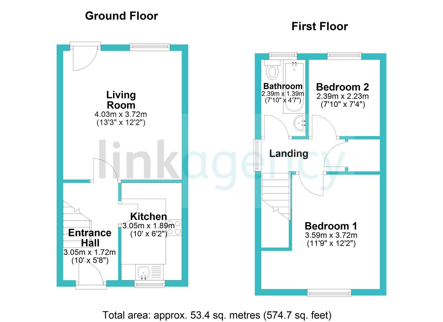 Floorplan for Silvertree Walk, Goole