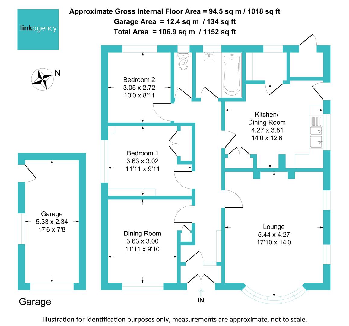 Floorplan for Riversdale Drive, Goole