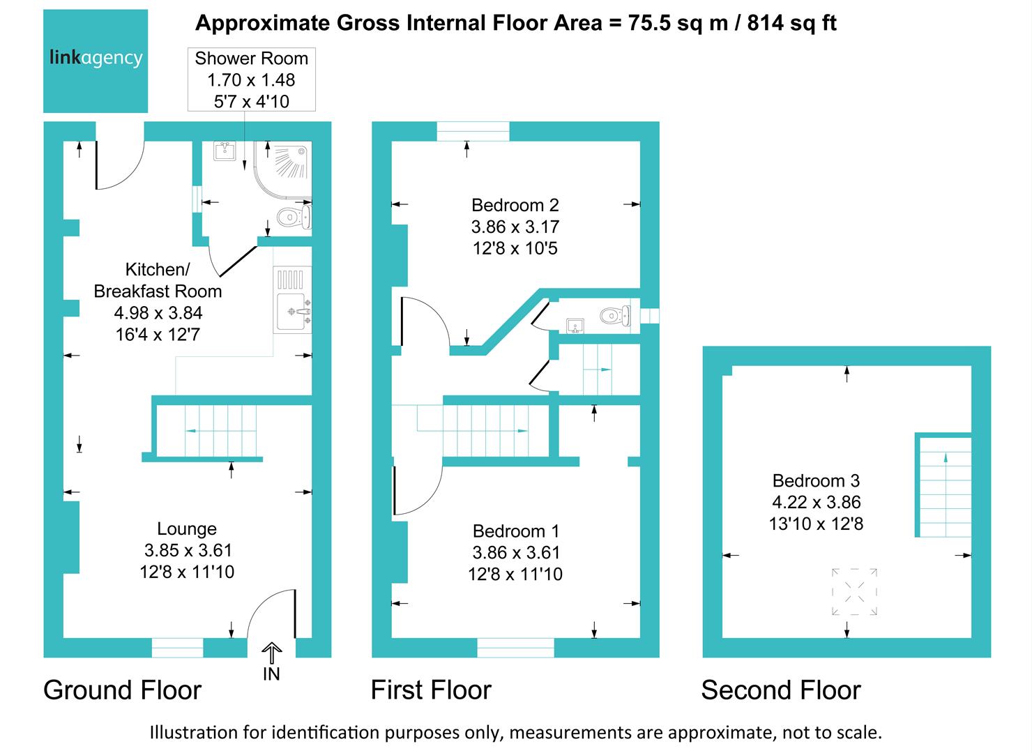 Floorplan for Colonels Walk, Goole