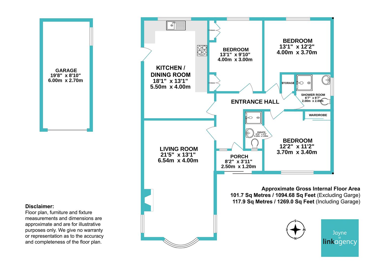 Floorplan for Londesborough Road, Cranswick, Driffield