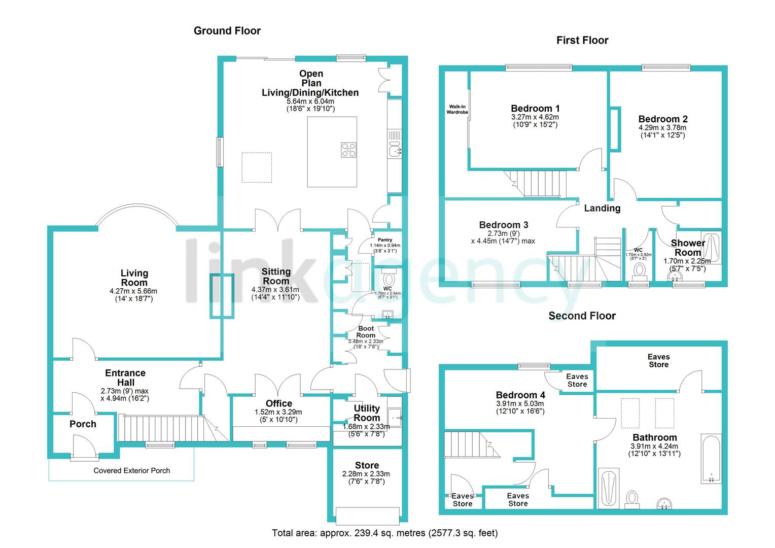 Floorplan for Spencers Way, Driffield