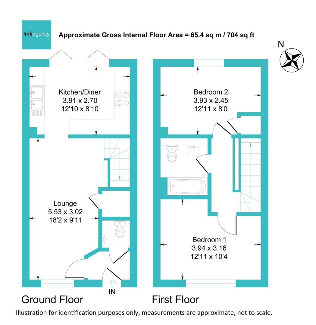 Floorplan for Ella Drive, The Greenways, Goole