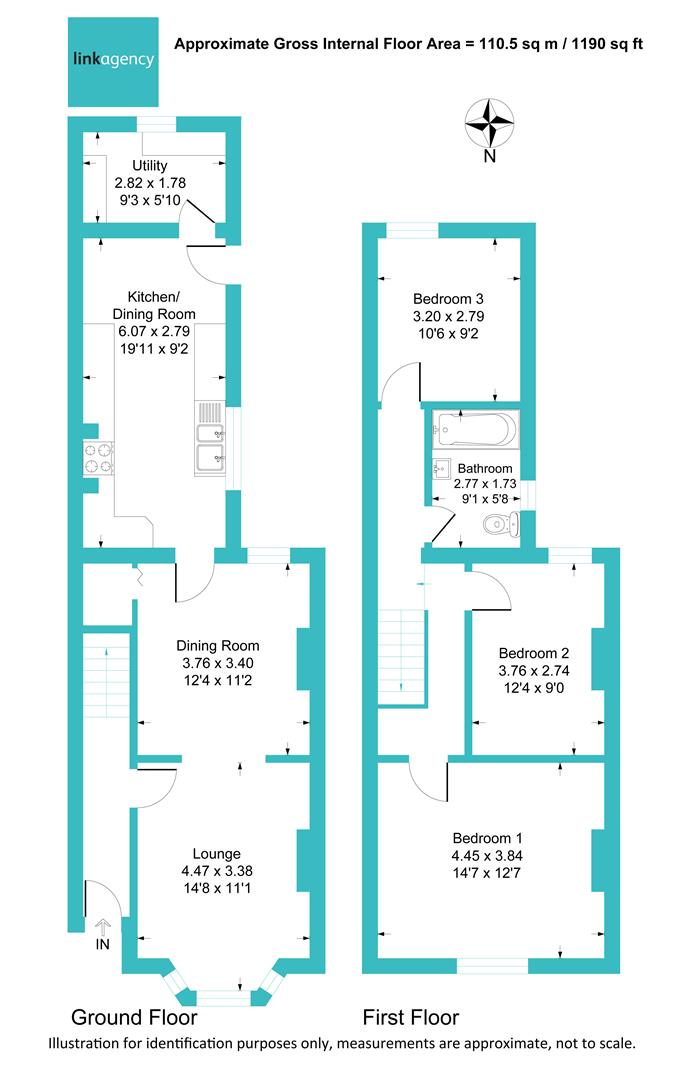 Floorplan for Colonels Walk, Goole