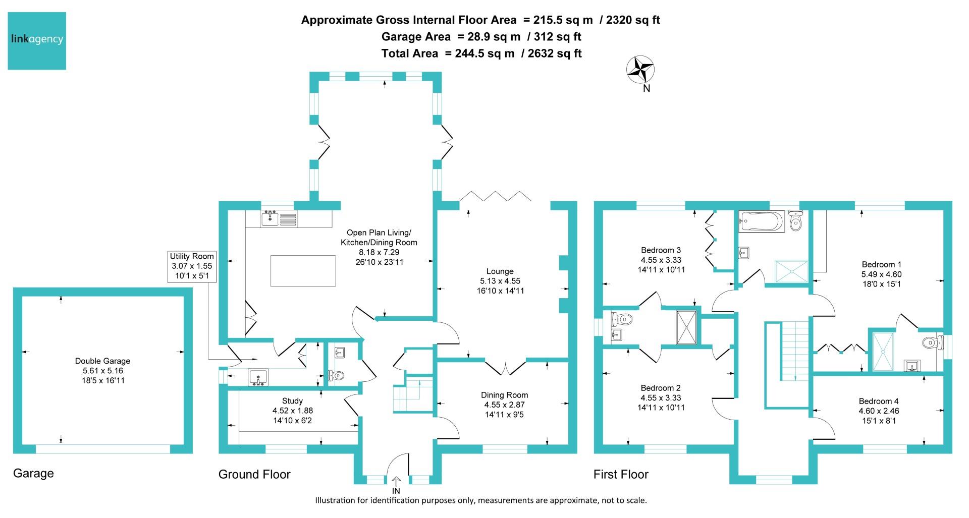Floorplan for Kilpin Close, Kilpin, Goole