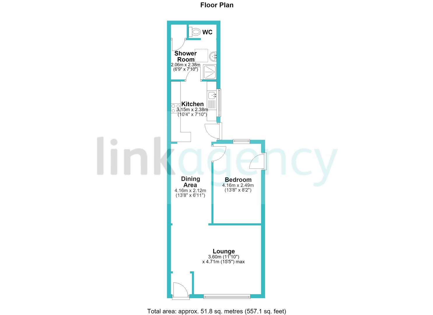 Floorplan for Edinburgh Street, Goole