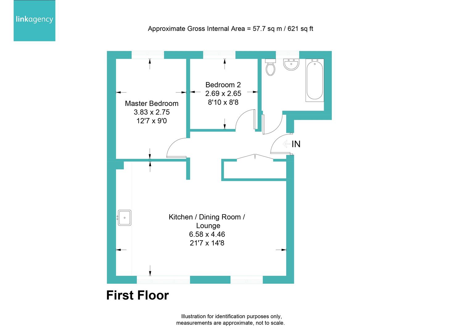 Floorplan for The Old Sidings, St John's Court