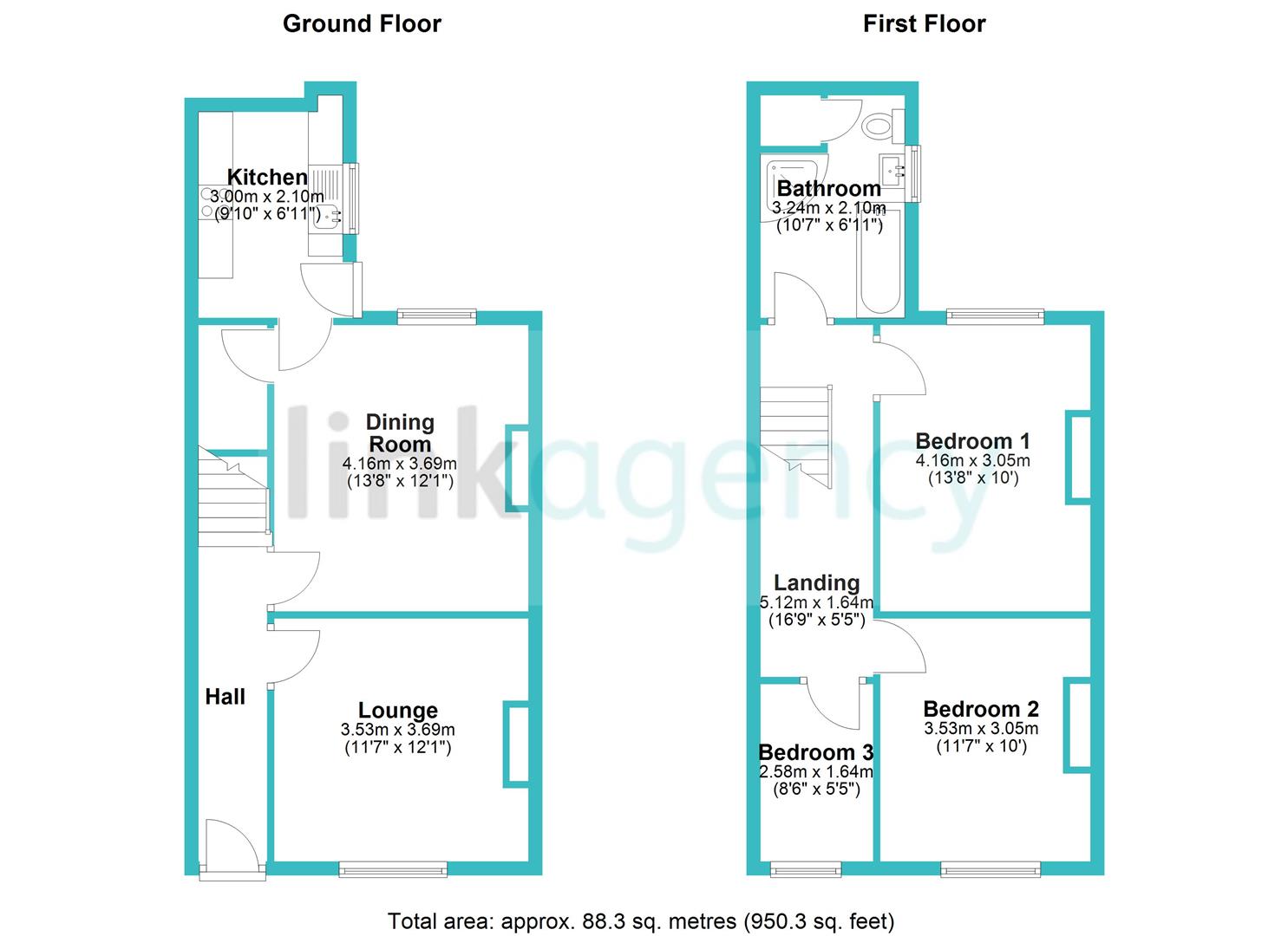 Floorplan for Carlisle Street, Goole