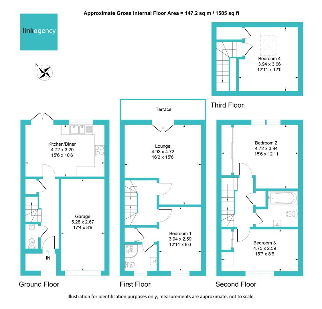 Floorplan for Willow Croft, Hook, Goole