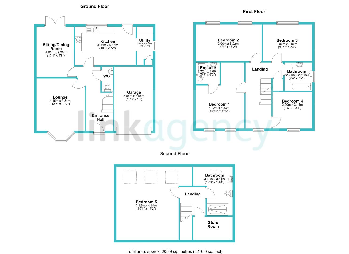 Floorplan for Sandholme Park, Gilberdyke