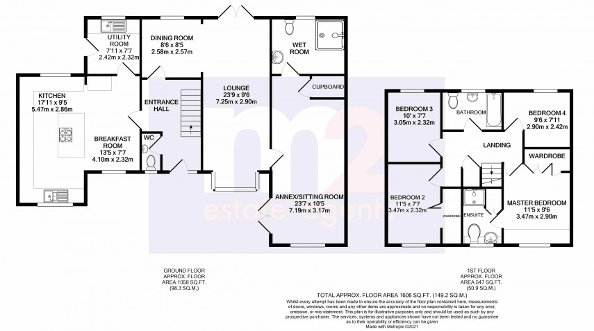 Floorplan for Llanwern, Newport