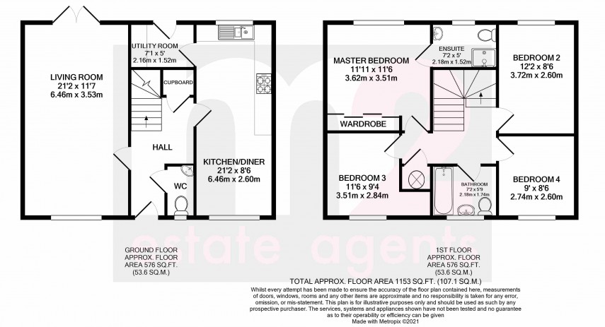 Floorplan for Bridling Crescent, Newport