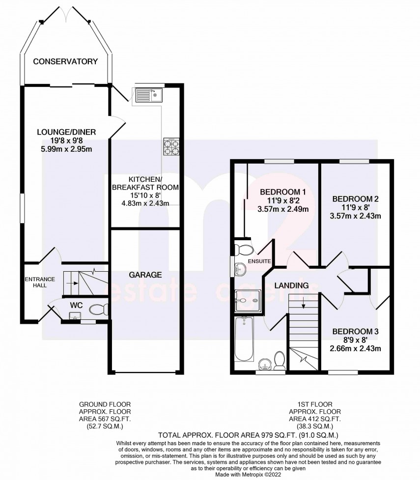 Floorplan for Sir Charles Crescent, Newport