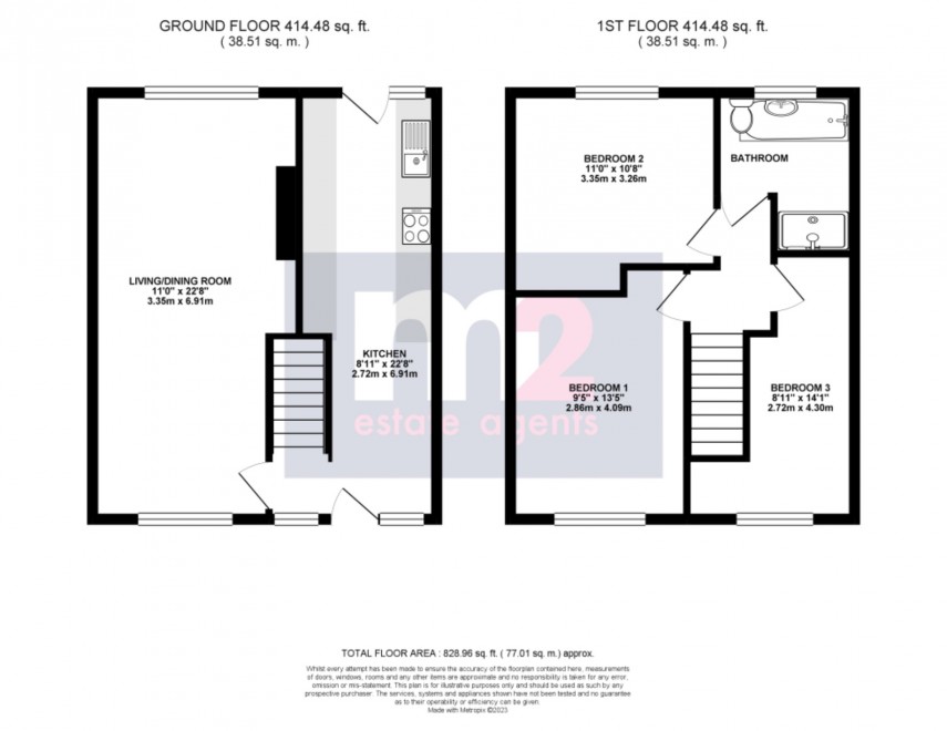 Floorplan for Playford Crescent, Newport