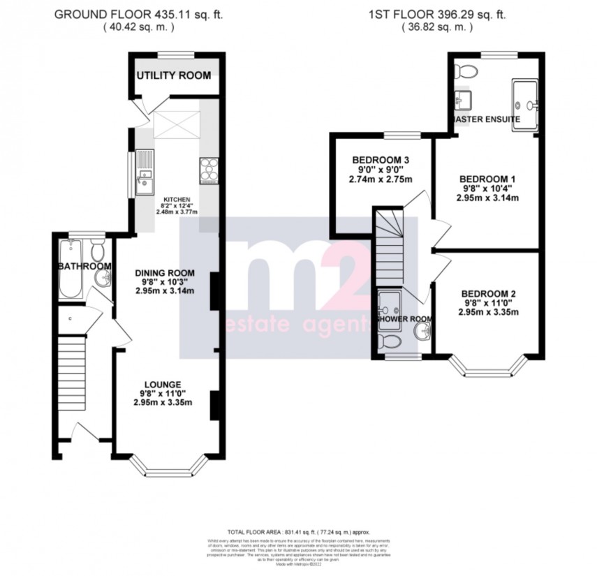 Floorplan for Thompson Avenue, Newport