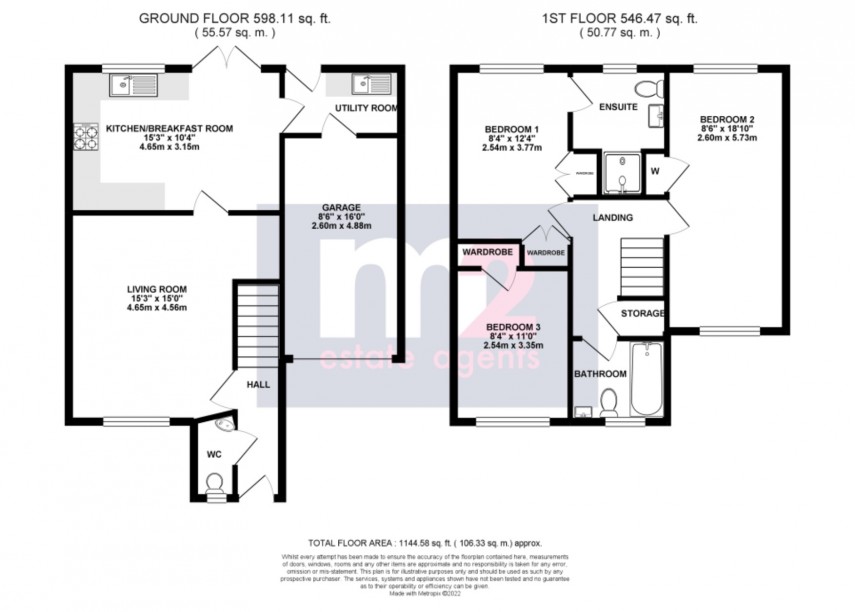 Floorplan for Llewellyn Walk, Newport