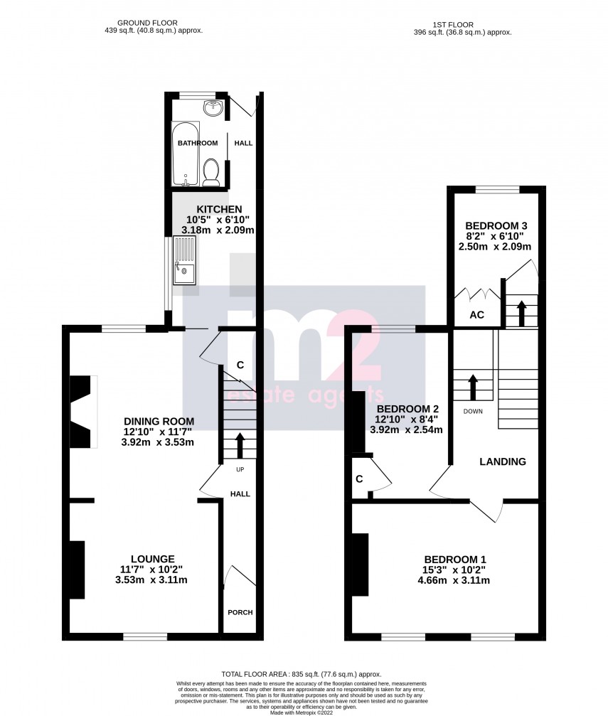 Floorplan for Liscombe Street, Newport