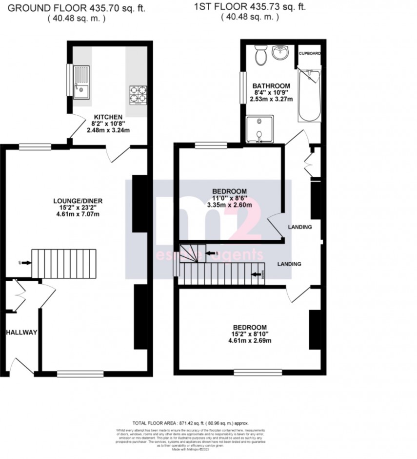 Floorplan for Park Place, Abertillery, Blaenau Gwent