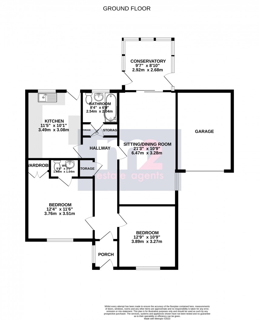 Floorplan for Haven Way, Abergavenny, Monmouthshire
