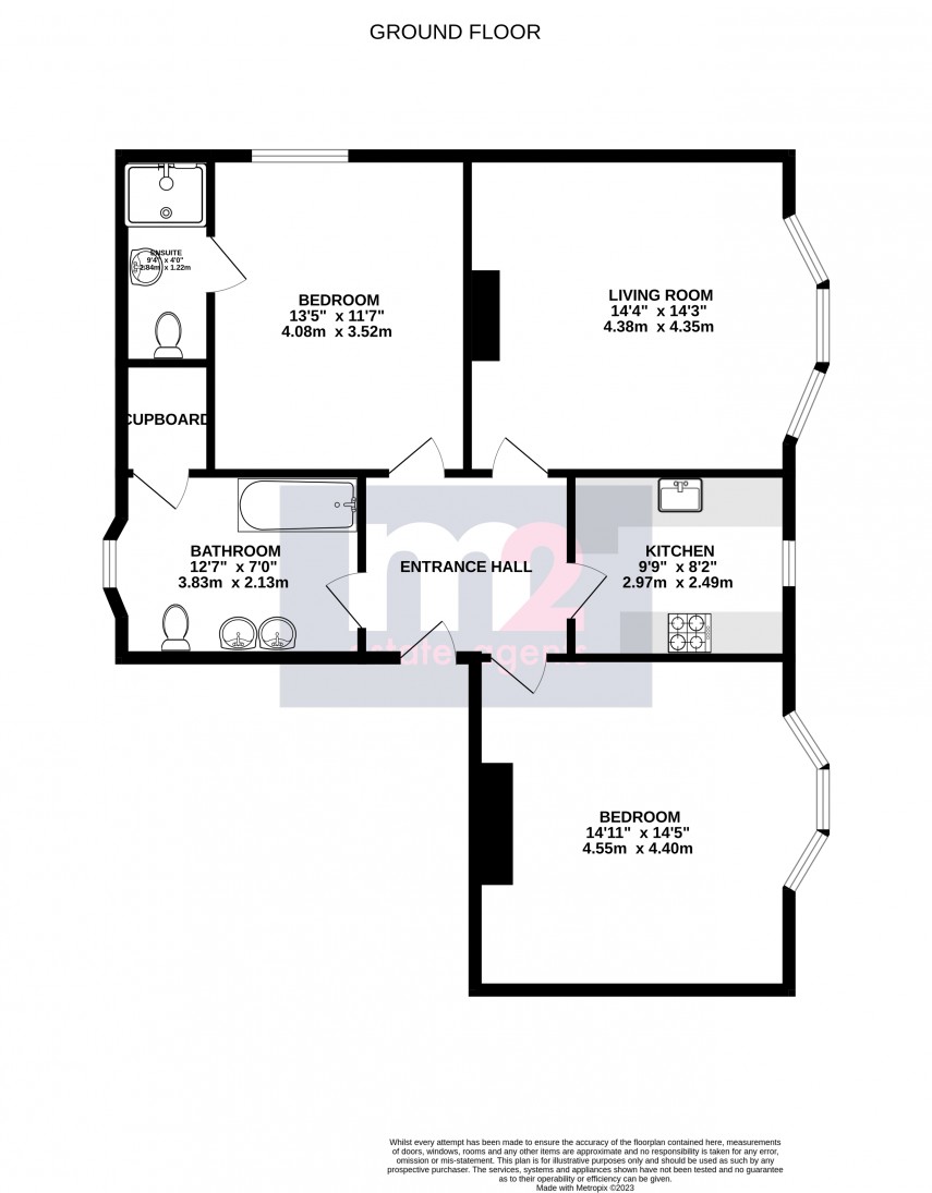 Floorplan for Lansdown Road, Abergavenny, Monmouthshire