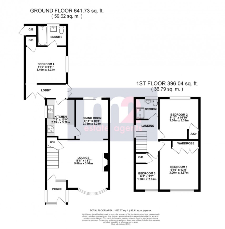 Floorplan for Larch Grove, Newport