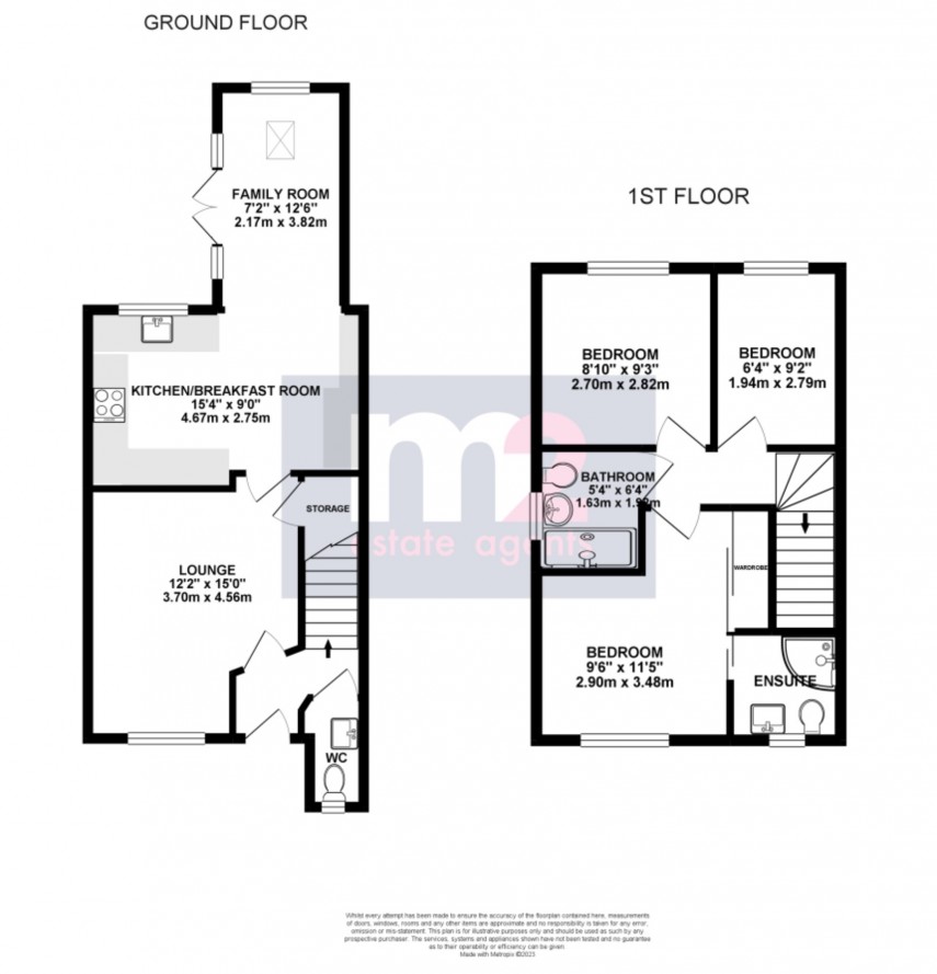 Floorplan for Griffithstown, Pontypool, Torfaen