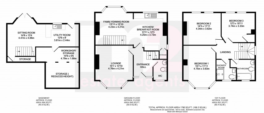 Floorplan for Oakfield Road, Newport