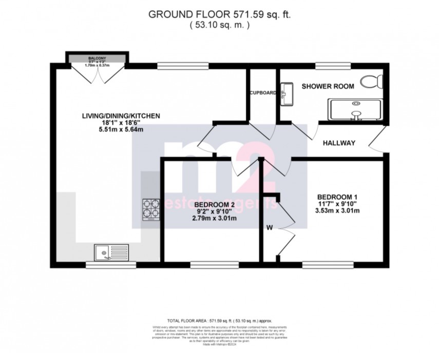 Floorplan for Argosy Way, Newport