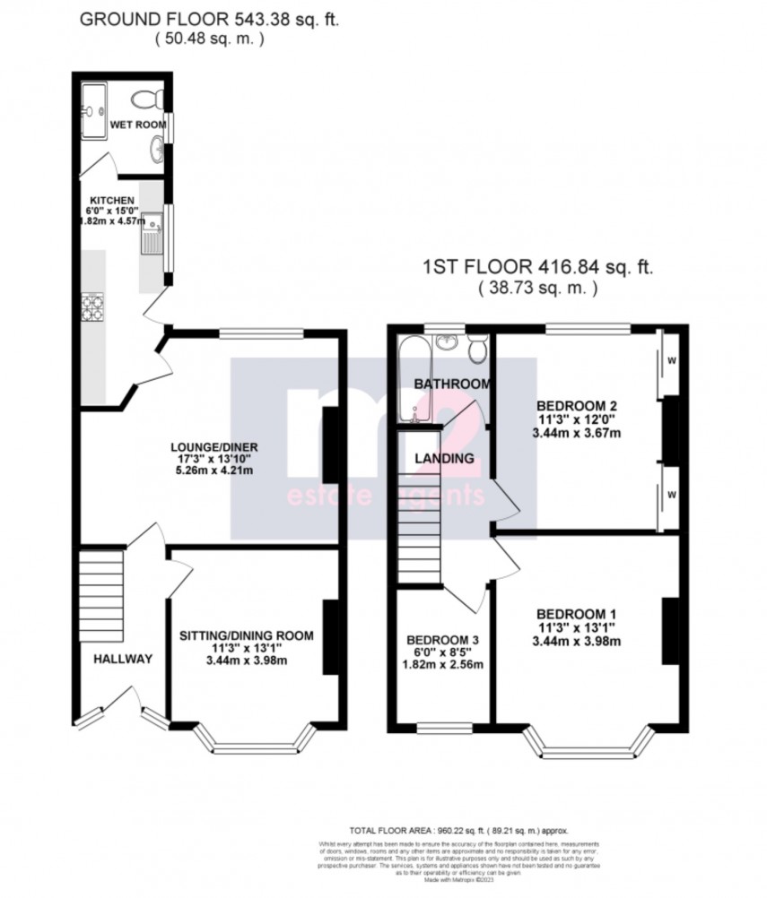 Floorplan for Hawarden Road, Newport