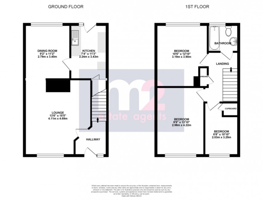 Floorplan for Bettws, Newport