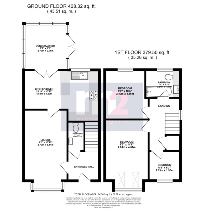 Floorplan for Pontnewydd, Cwmbran, Torfaen
