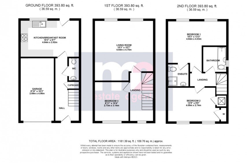 Floorplan for Grosmont Way, Newport