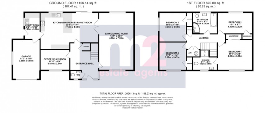 Floorplan for Bishpool Lane, Newport
