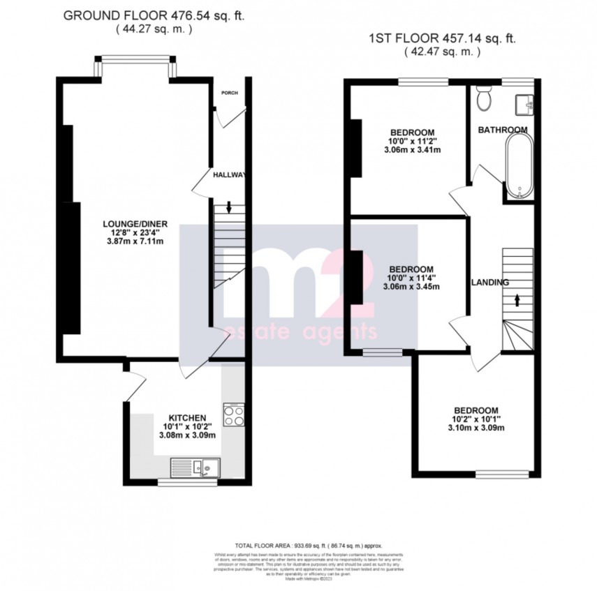 Floorplan for Llanbradach, Caerphilly