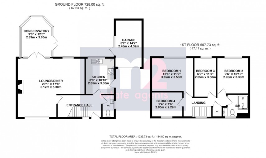 Floorplan for Drive, Bassaleg, Newport