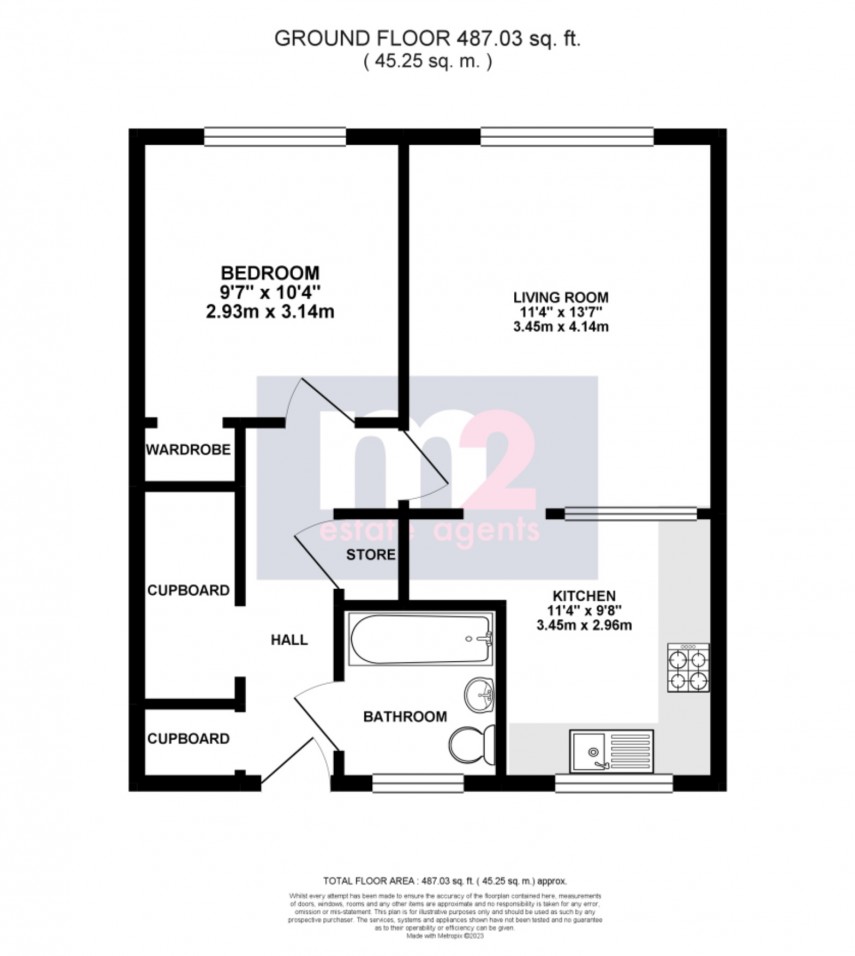 Floorplan for Buttermere Way, Newport