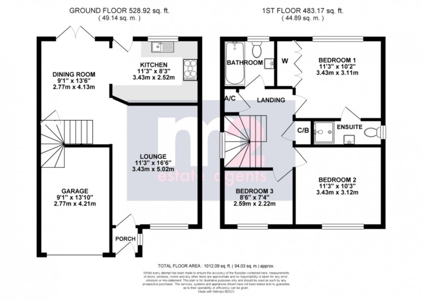 Floorplan for Langstone, Newport