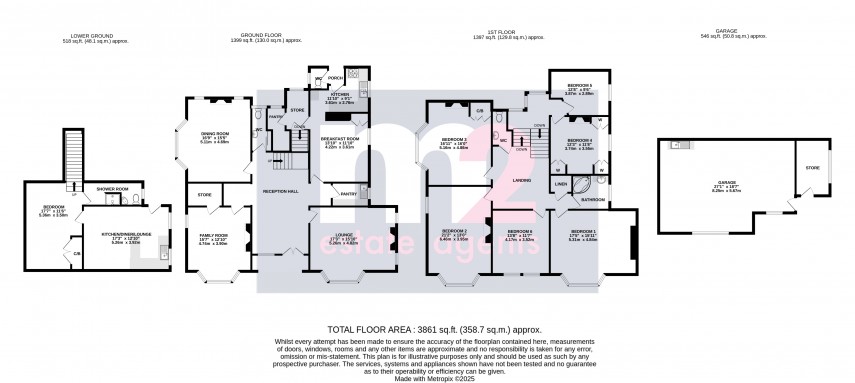 Floorplan for Oakfield Road, Newport