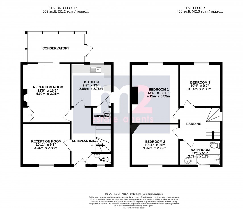 Floorplan for Park Avenue, Abergavenny, Monmouthshire