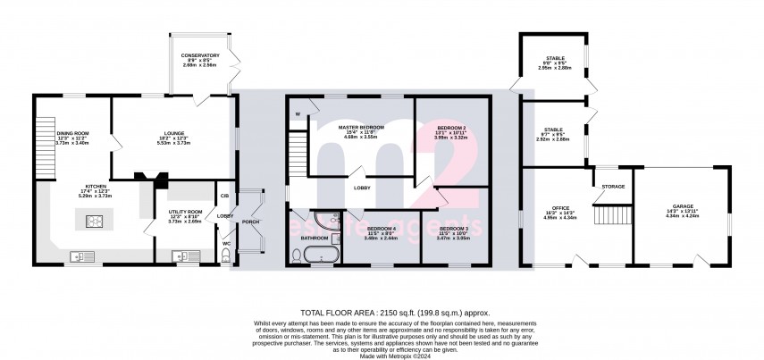 Floorplan for Llanelly Hill, Abergavenny, Monmouthshire
