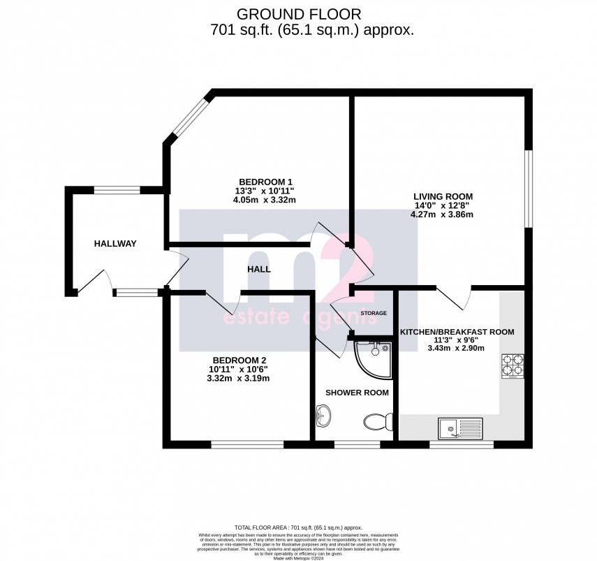 Floorplan for Wright Close, Newport