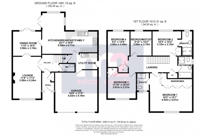 Floorplan for Langstone, Newport