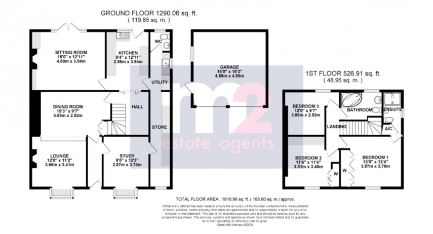 Floorplan for Bassaleg, Newport